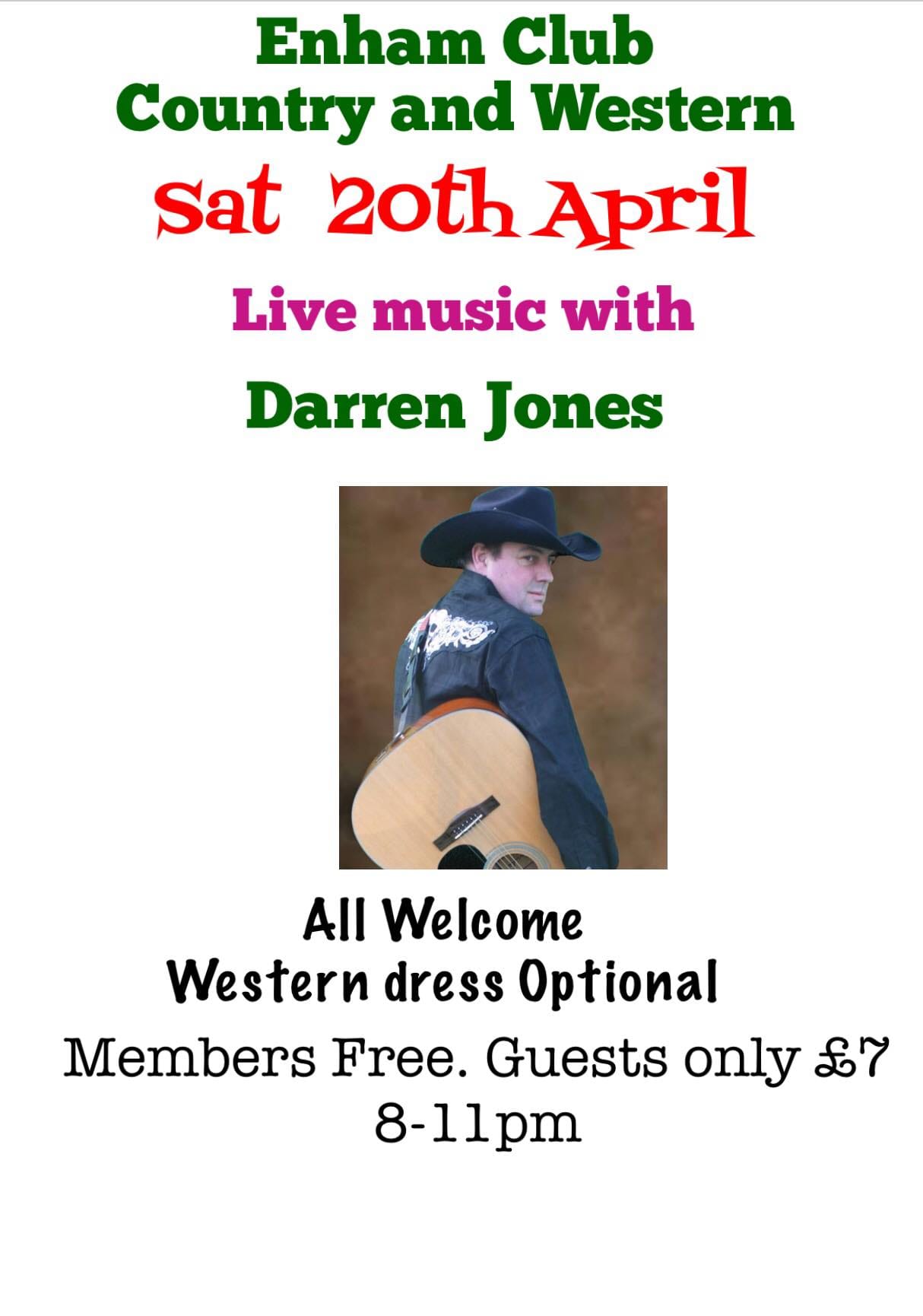 Country & Western: Darren Jones