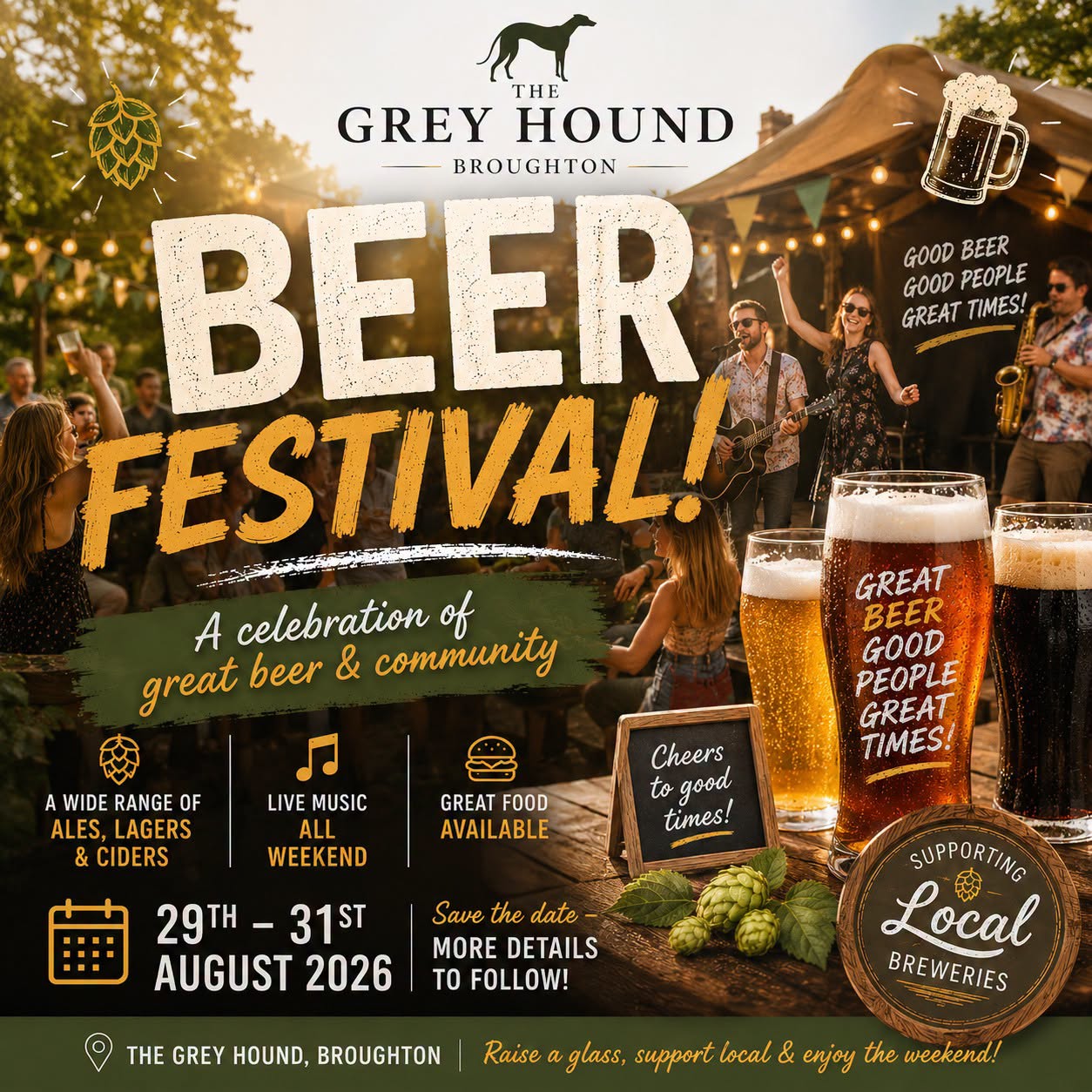 Beer Festival with live music: Weird Science + Sonic Echo + Just-Harvey