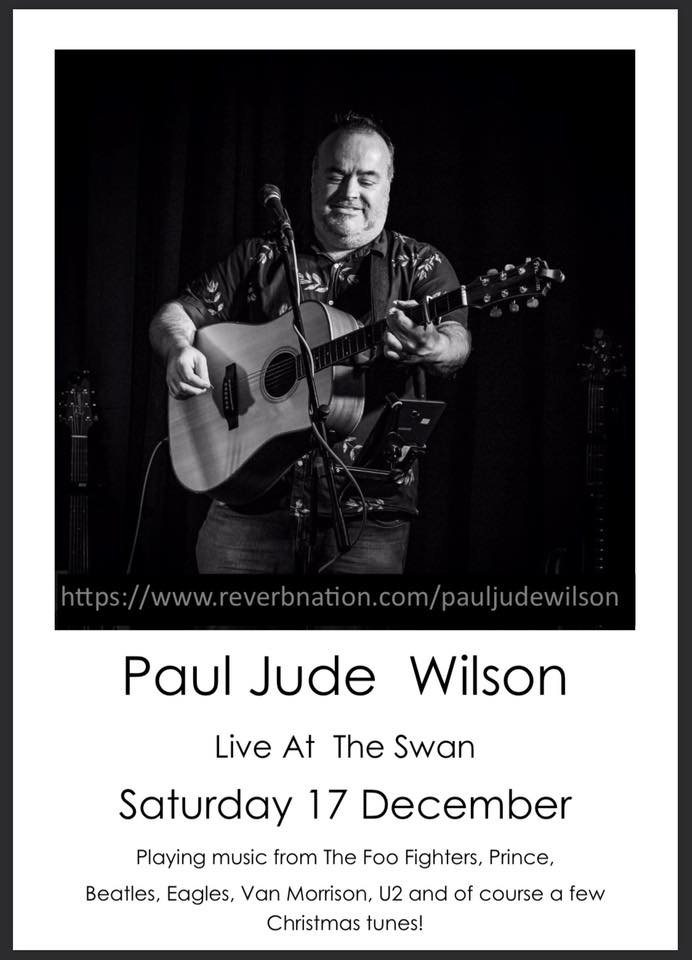 Live music with Paul Jude Wilson