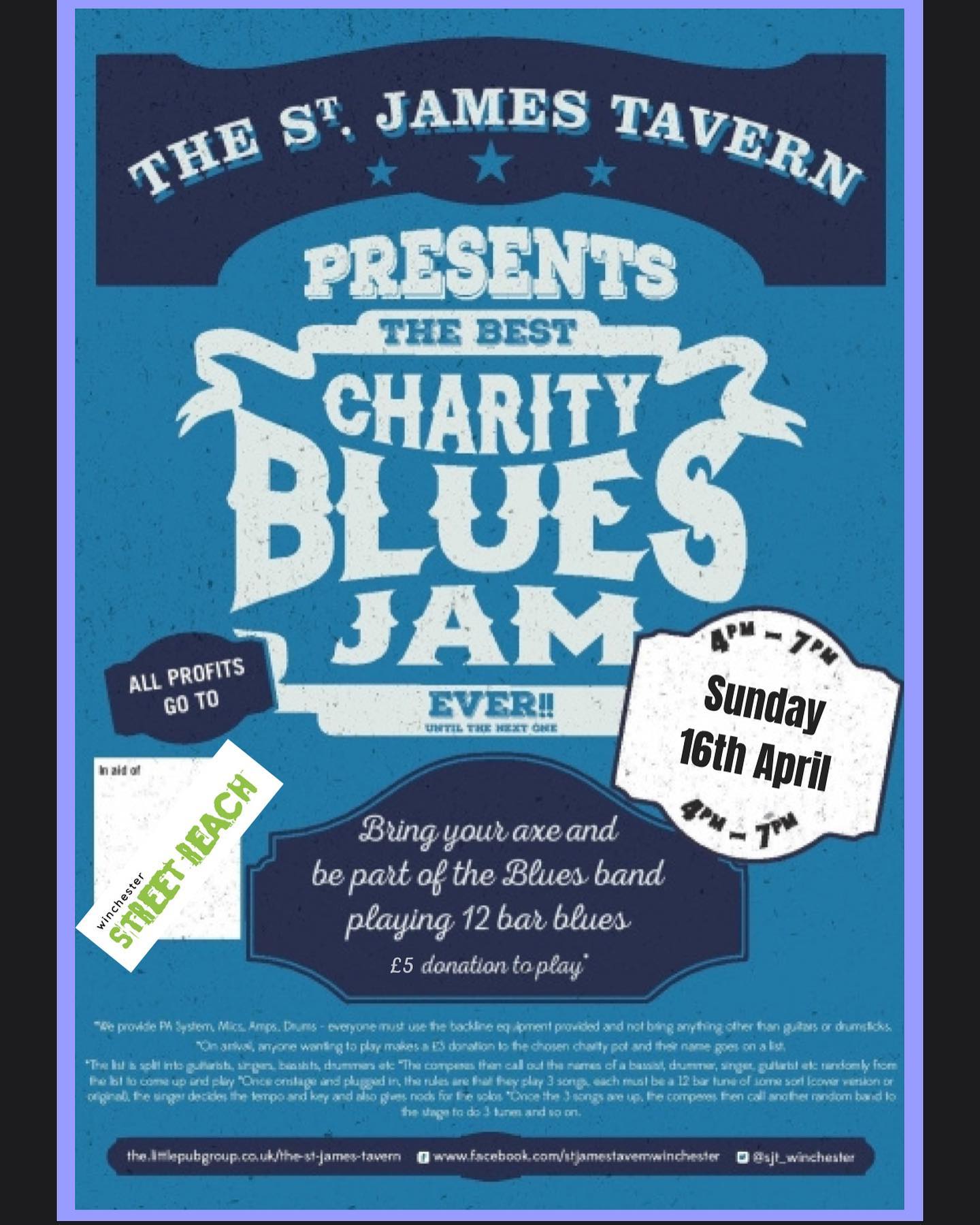 Charity Blue Jam
