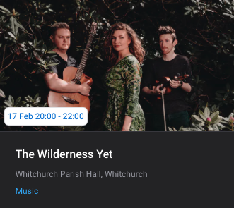 Whitchurch Folk Club: The Wilderness Yet
