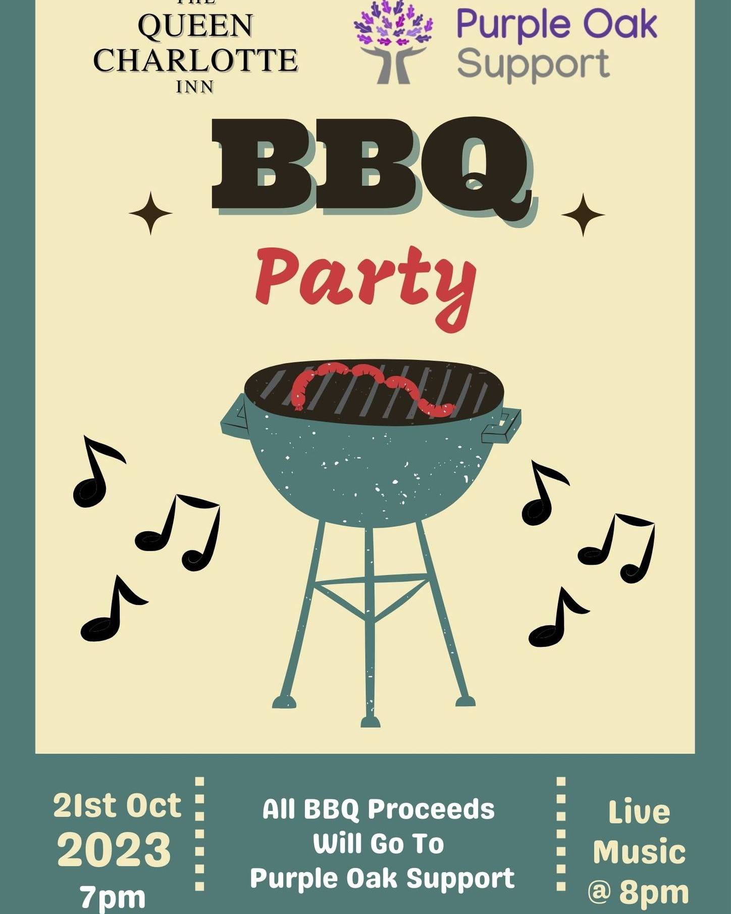 Charity BBQ Party with live music by DANNY CONNORS
