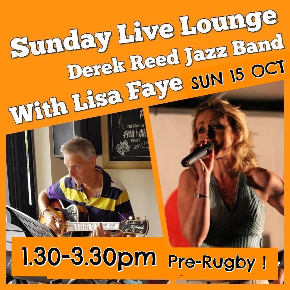 Sunday Live Lounge with the Derek Reed Jazz Band and Lisa Faye