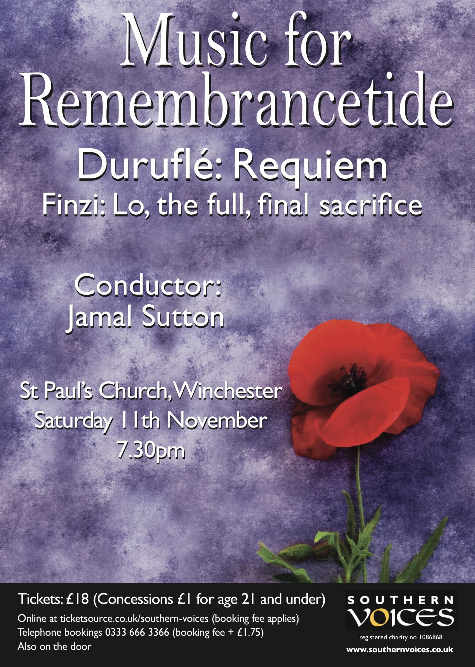 Southern Voices: Music for Remembrancetide