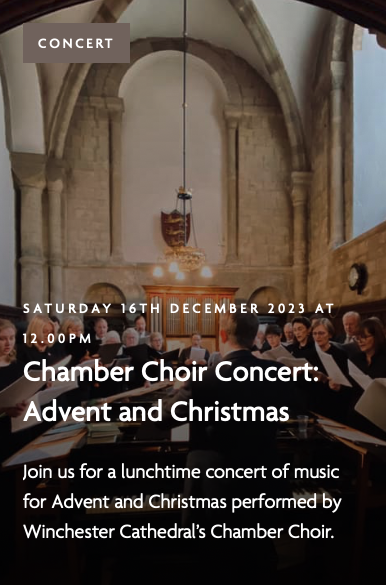 Chamber Choir Concert: Advent and Christmas