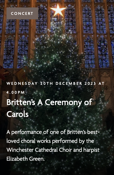 Britten’s A Ceremony of Carols