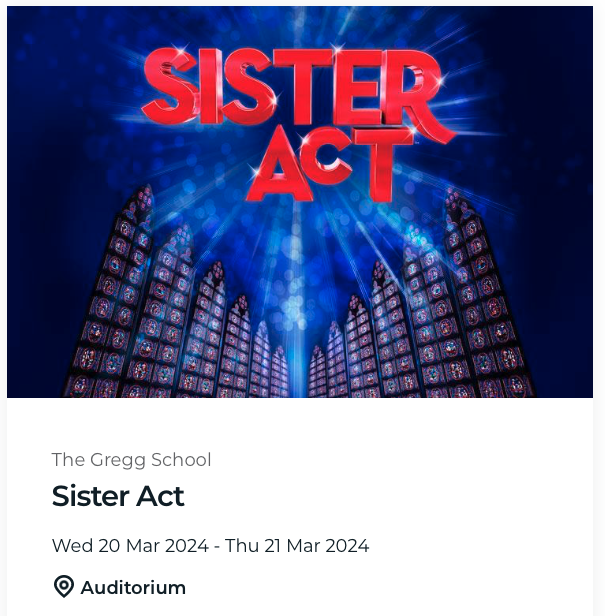 The Gregg School - Sister Act