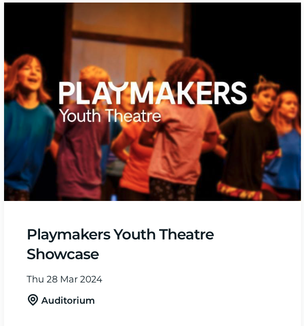 Playmakers Youth Theatre Showcase