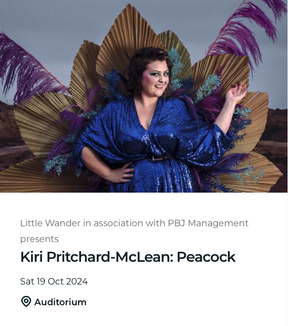 Comedy - Kiri Pritchard-McLean: Peacock