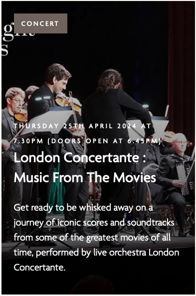 London Concertante: Music From The Movies