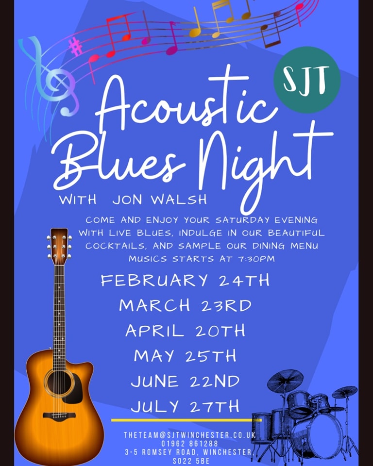 Acoustic Blues Night with JON WALSH