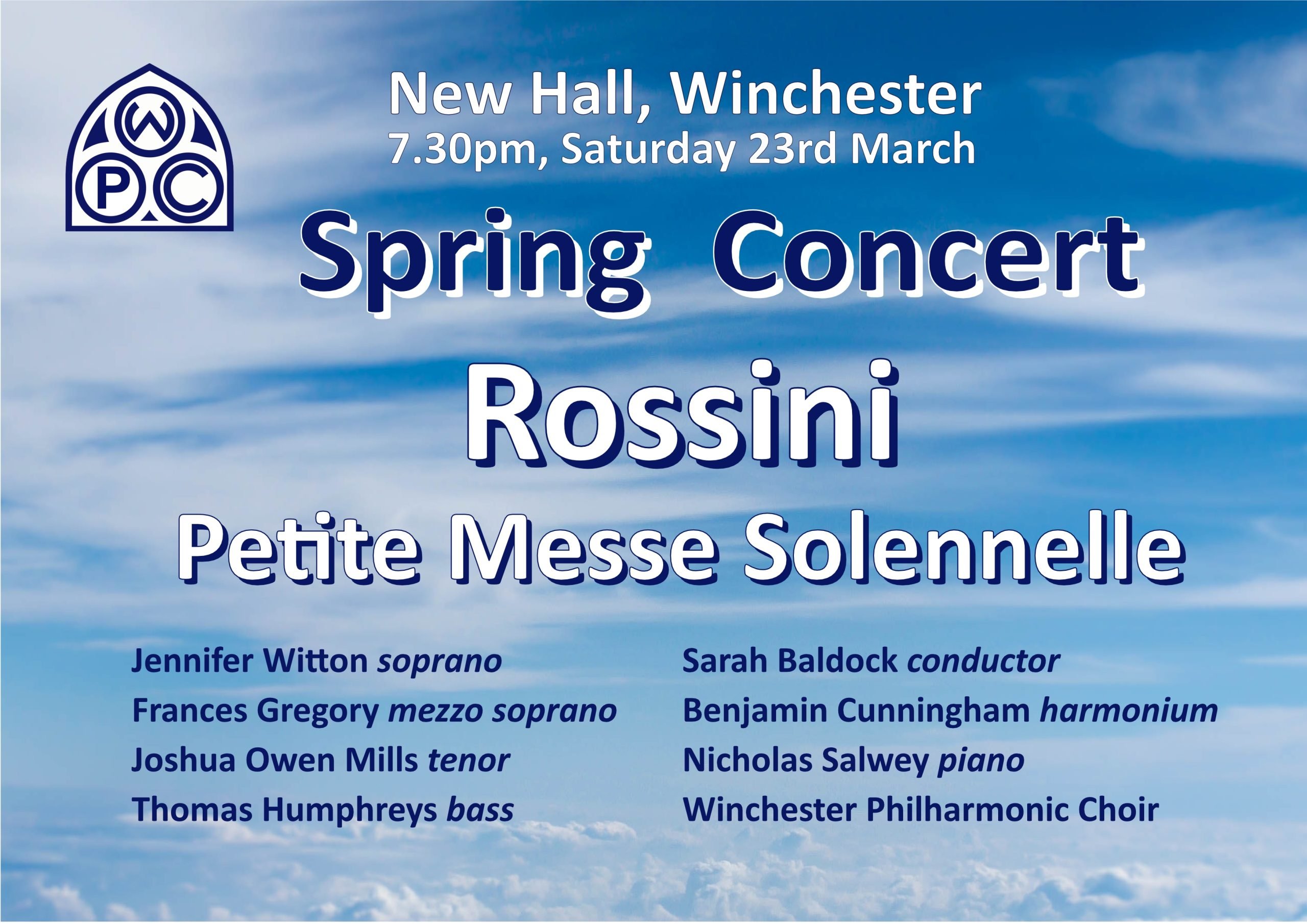 Winchester Philharmonic Choir Spring Concert