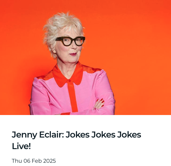 Comedy - Jenny Eclair: Jokes Jokes Jokes Live!