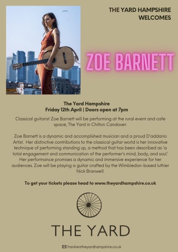 Classical Guitarist Zoe Barnett