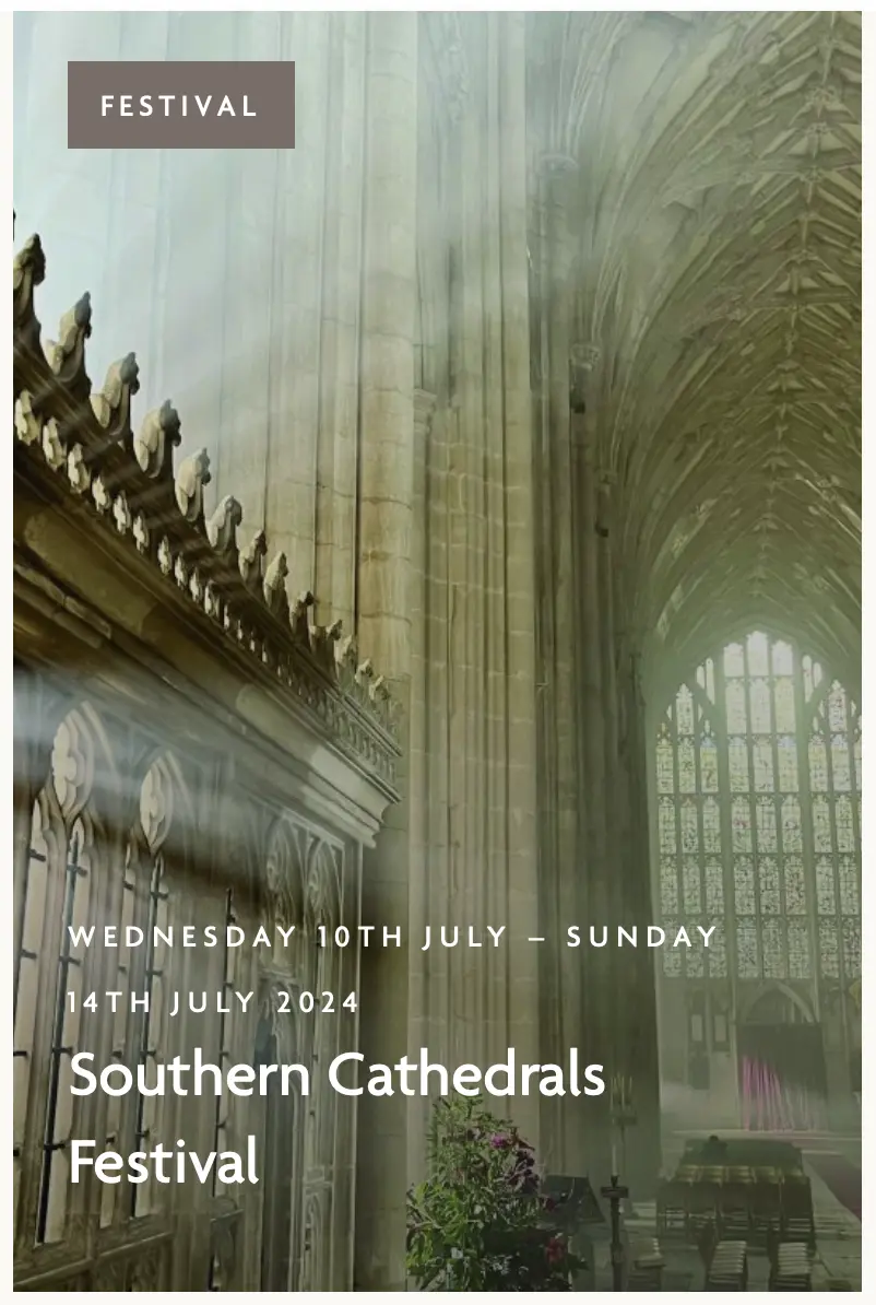 Southern Cathedrals Festival: Festival Fringe