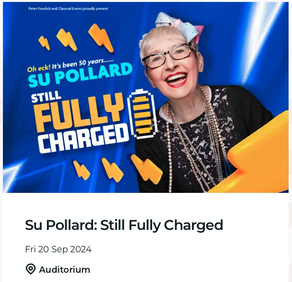 Su Pollard: Still Fully Charged