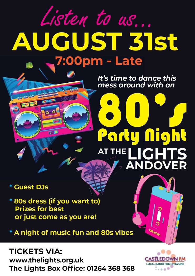 80s Party Night with Castledown FM 80s Party Night with Castledown FM