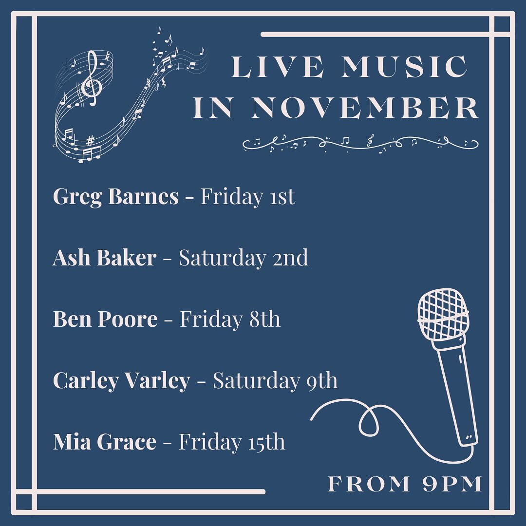Live Music at the William Walker: Ben Poore Live Music at the William Walker: Ben Poore