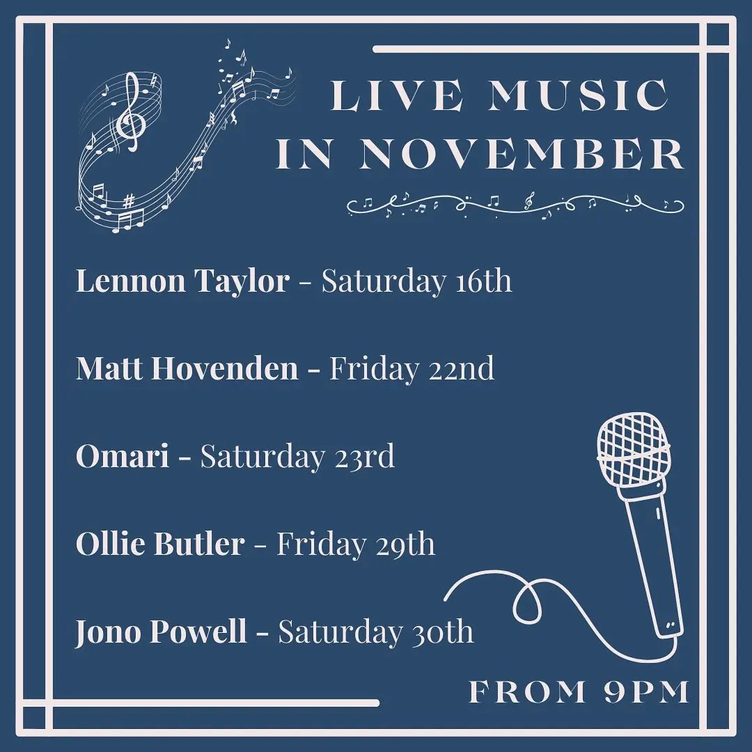 Live Music at the William Walker: Jono Powell