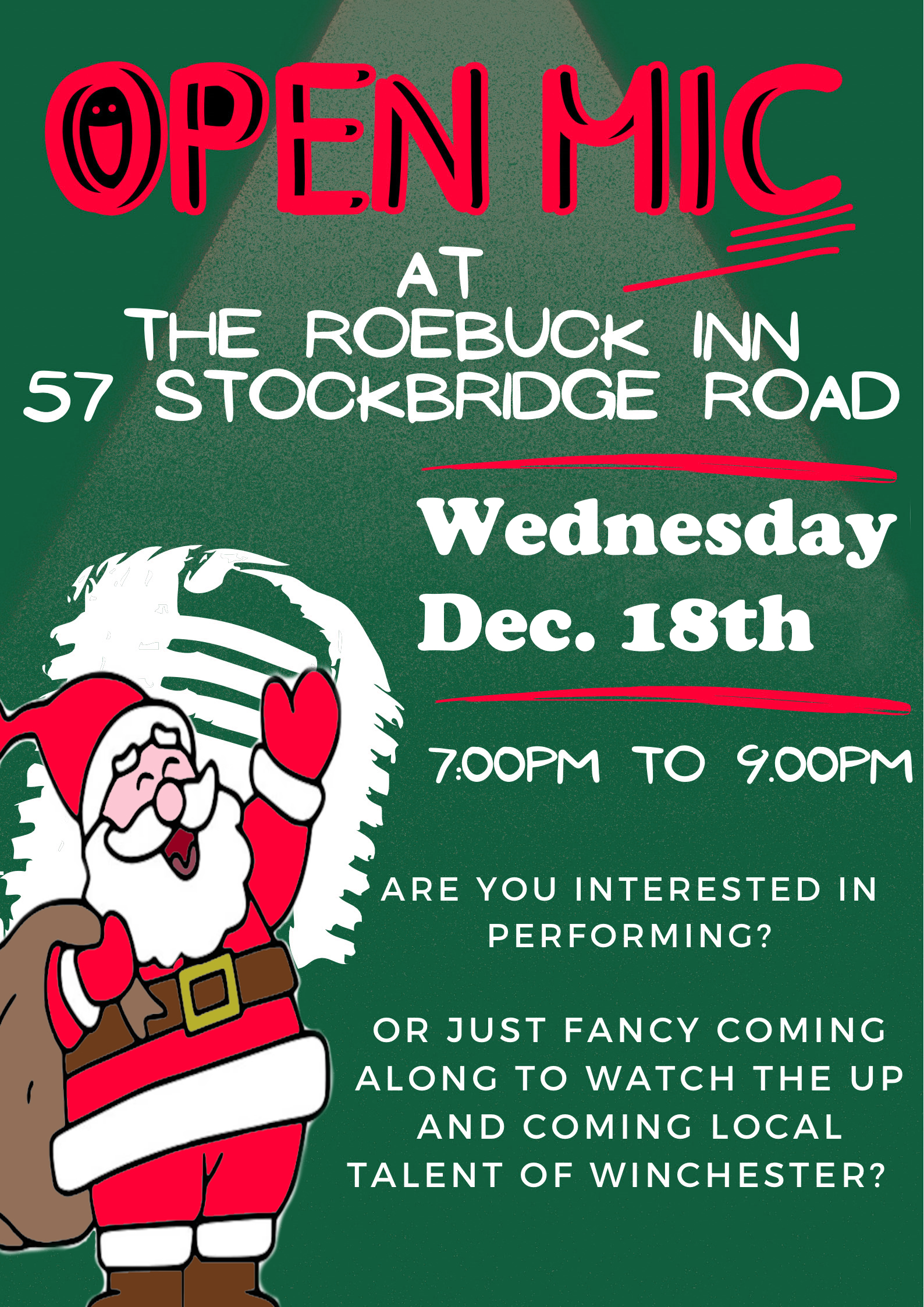 Festive Open Mic