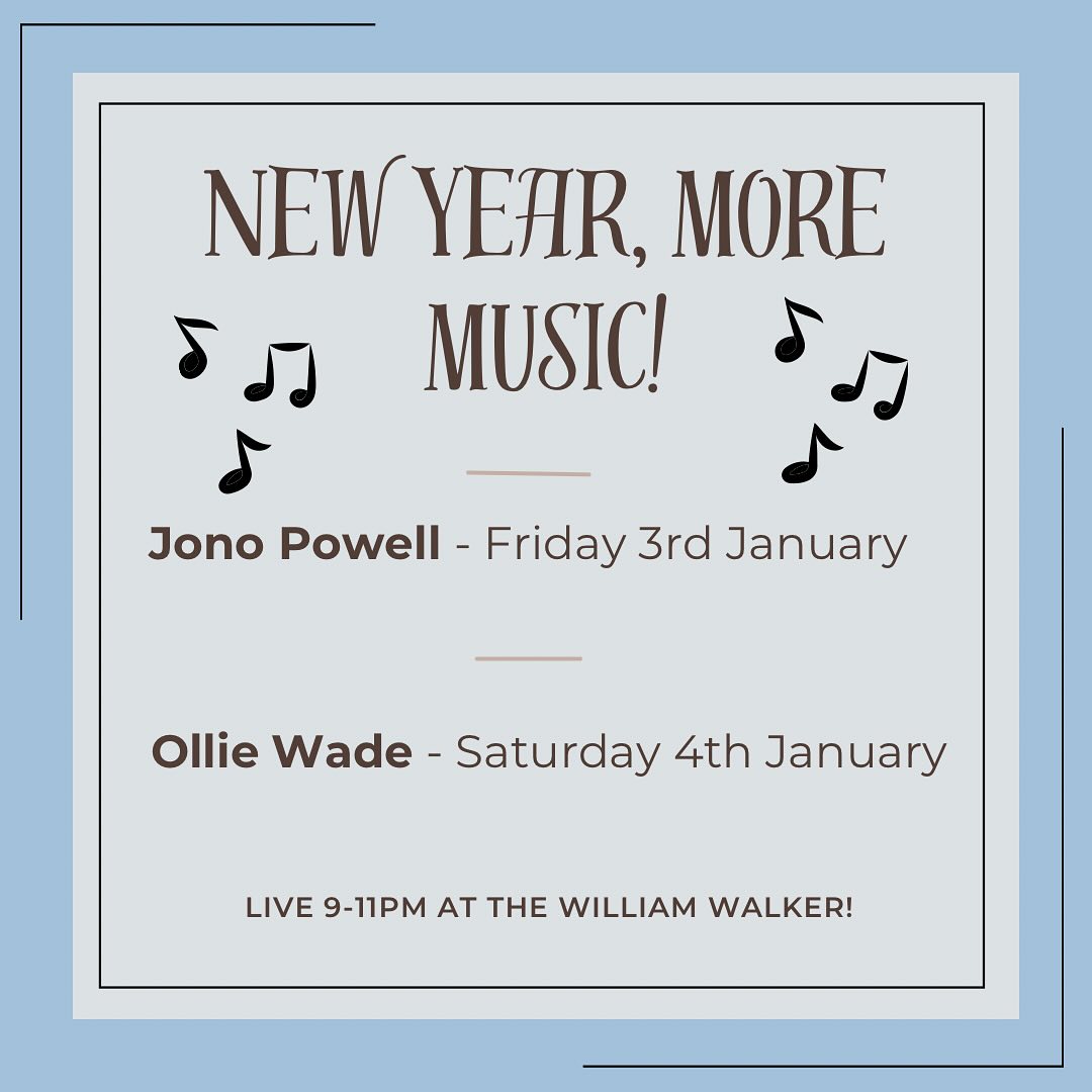 Live Music at the William Walker: Ollie Wade