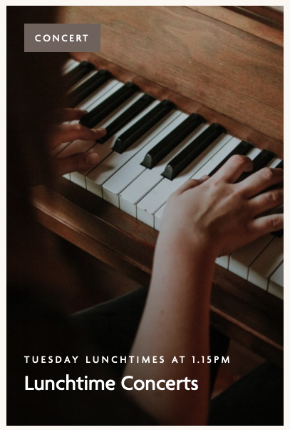 Lunchtime Concerts Lunchtime Concerts