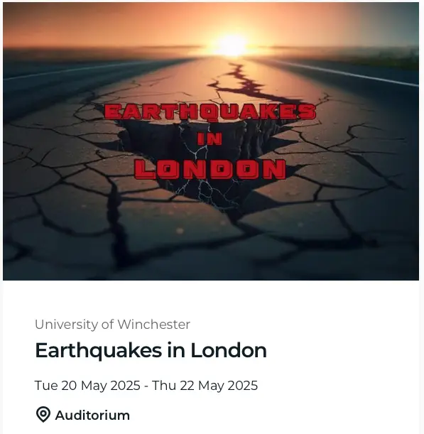 University of Winchester: Earthquakes in London