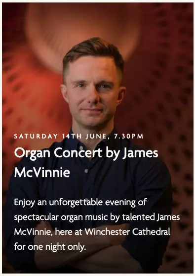 Organ Concert by James McVinnie