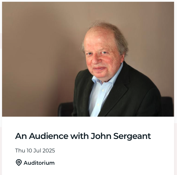 An Audience with John Sergeant