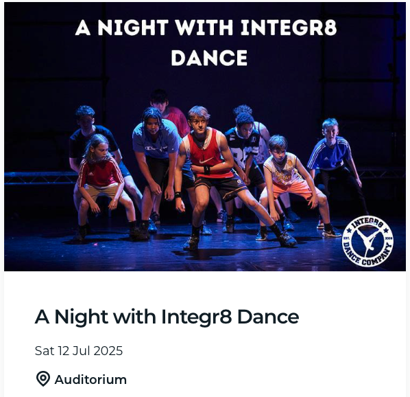 A Night with Integr8 Dance A Night with Integr8 Dance