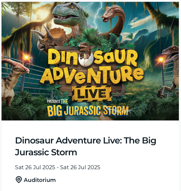 Dinosaur Adventure Live: The Big Jurassic Storm