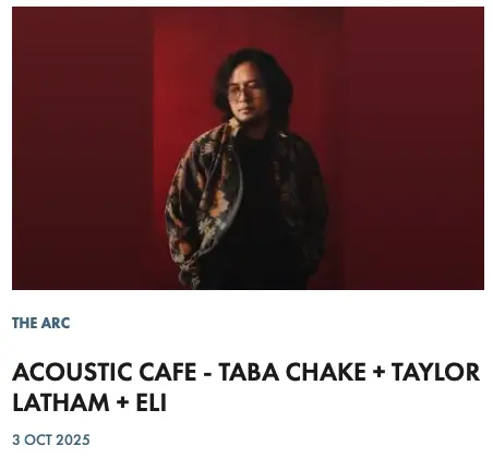 ACOUSTIC CAFE: TABA CHAKE + TAYLOR LATHAM + ELI