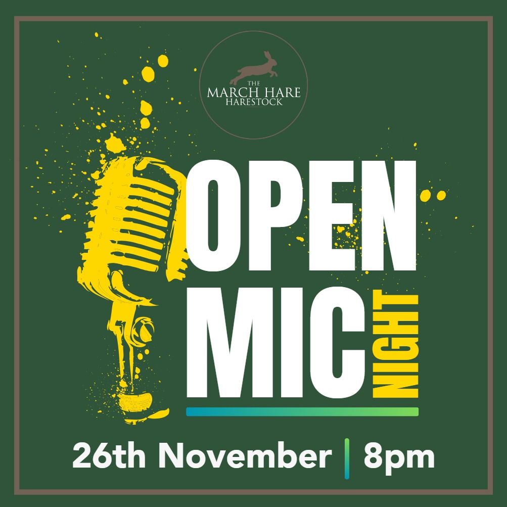 Acoustic Open Mic Night hosted by Jon Walsh