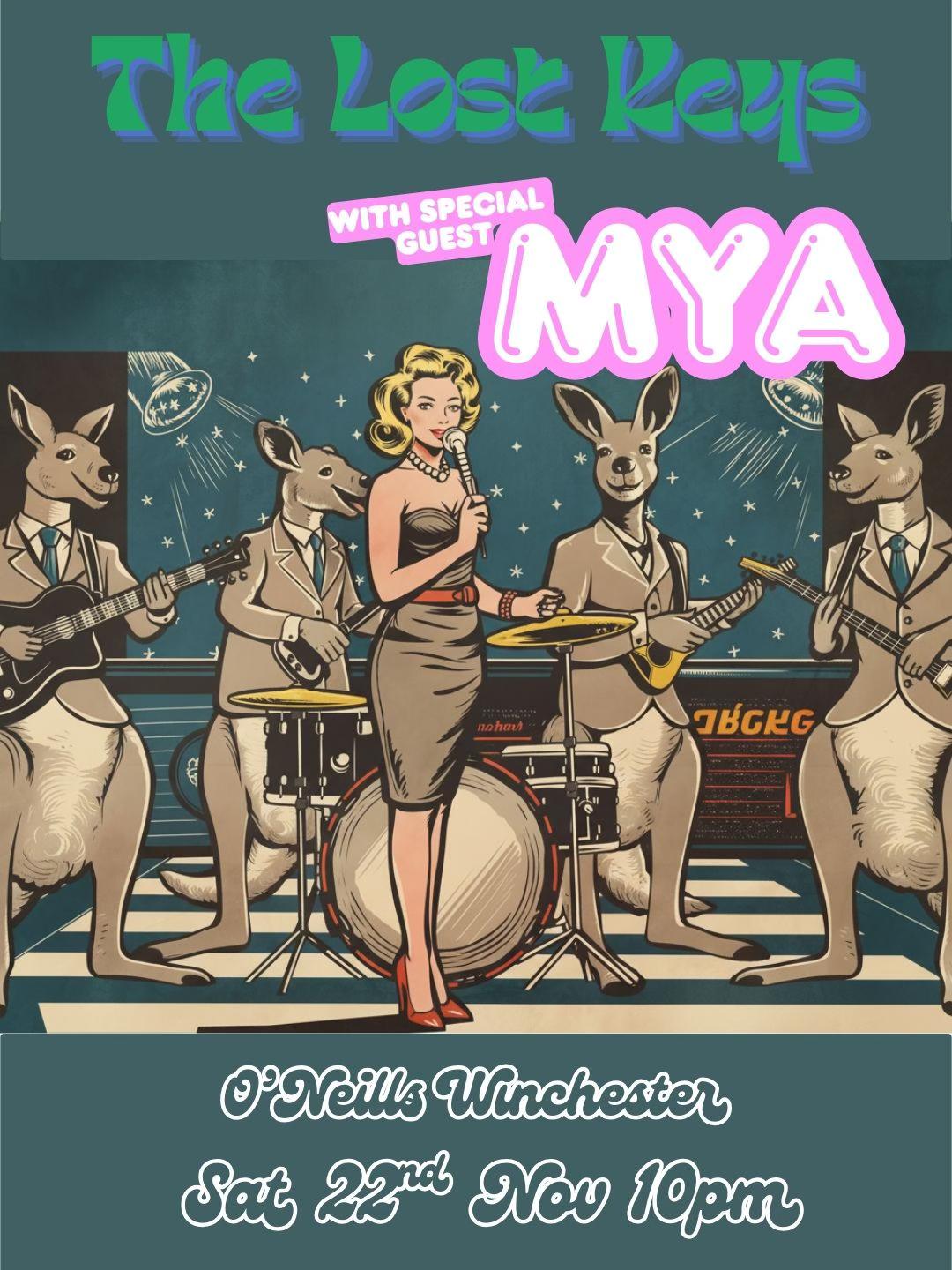 The Lost Keys with special guest MYA