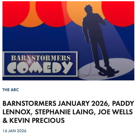 BARNSTORMERS JANUARY 2026, PADDY LENNOX, STEPHANIE LAING, JOE WELLS & KEVIN PRECIOUS