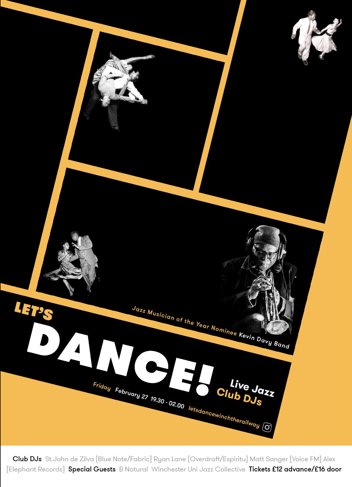 Let's Dance - Live Jazz & Club DJs with special live guest: Kevin Davy Band