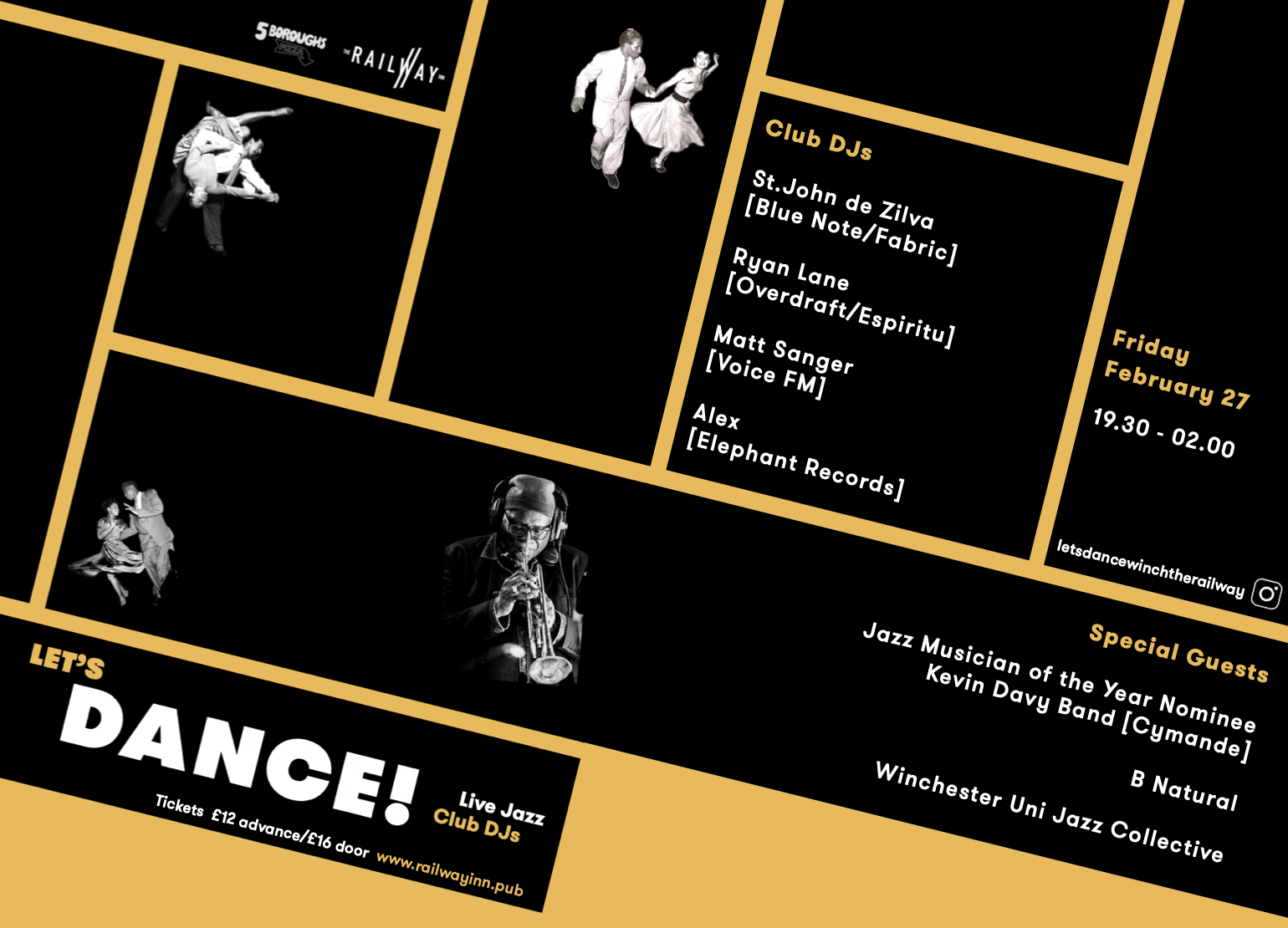 Let's Dance - Live Jazz & Club DJs with special live guest: Kevin Davy Band