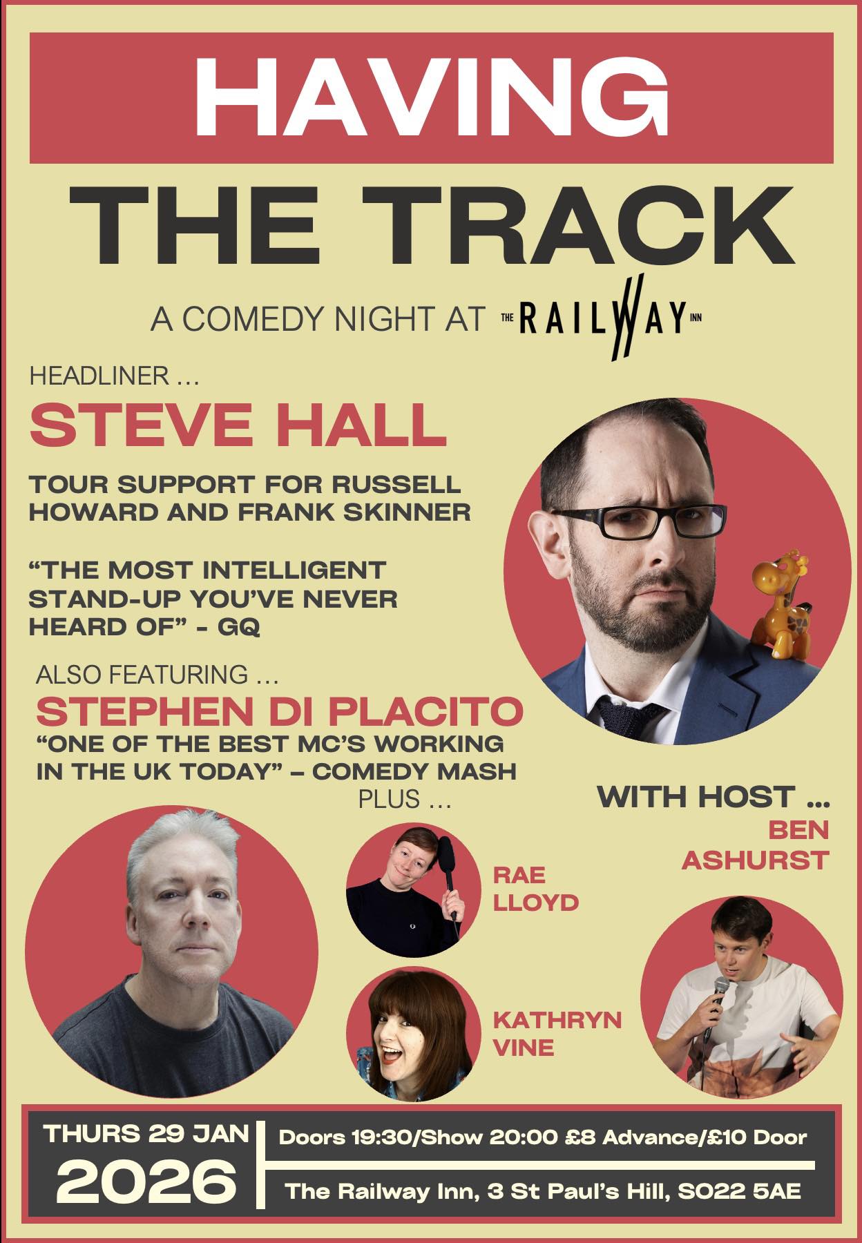 Having The Track Comedy