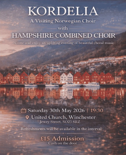 Kordelia and Hampshire Combined Choirs - an evening of choral music