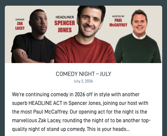 Comedy night