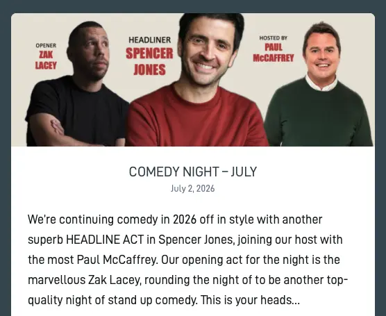 Comedy night