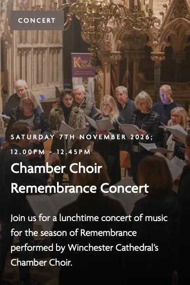 Chamber Choir Remembrance Concert
