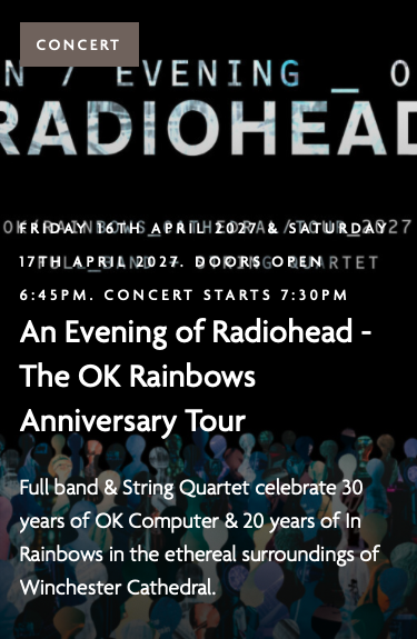 An Evening of Radiohead - The OK Rainbows Anniversary Tour