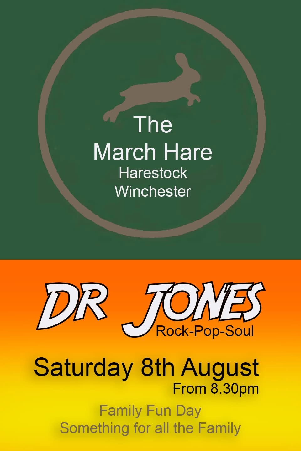 Family Fun Day with evening music by DR JONES