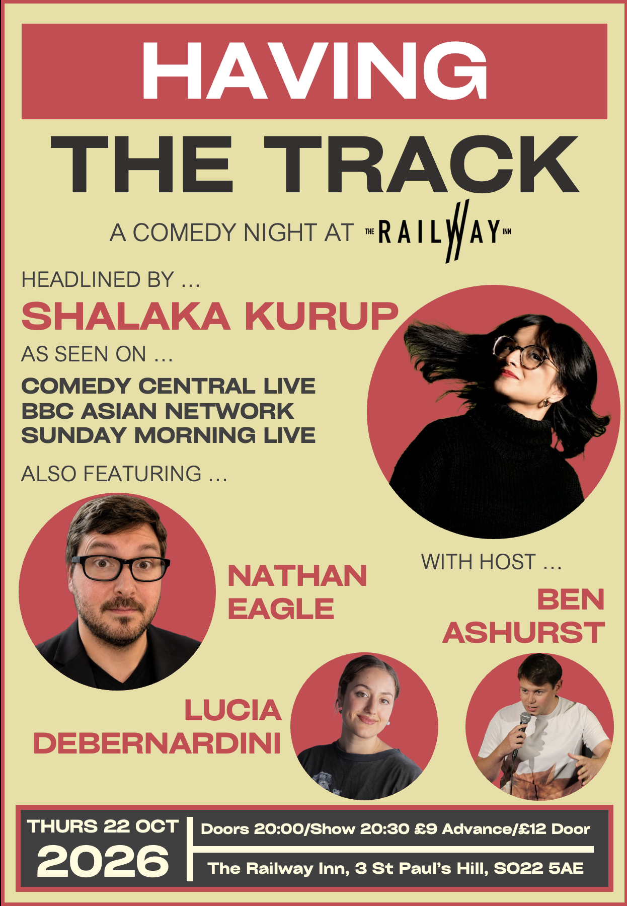 Having The Track Comedy