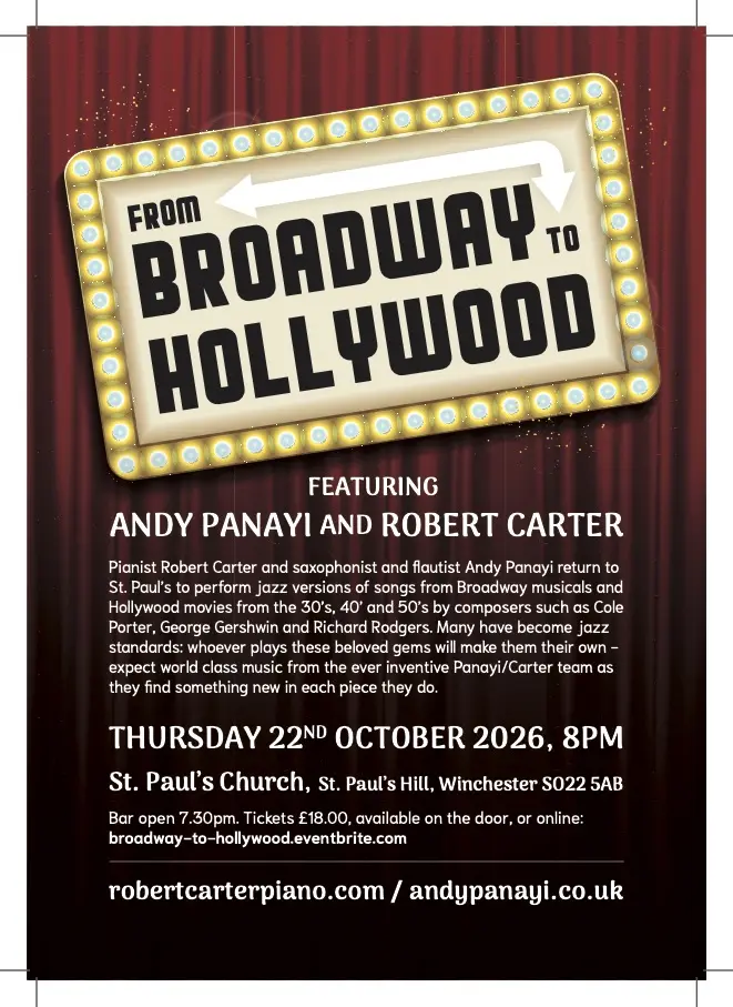 From Broadway to Hollywood - an evening of live jazz