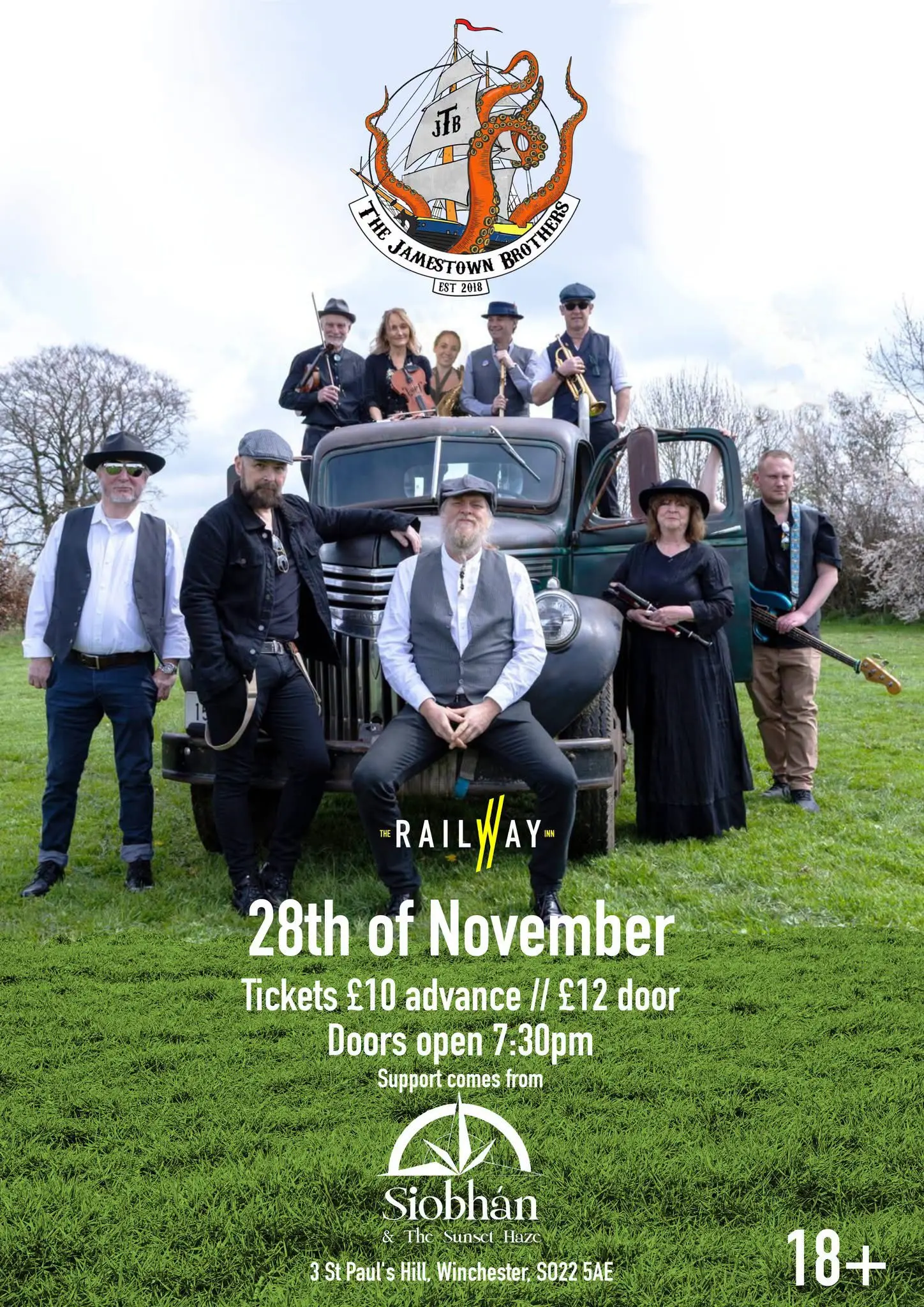 The Jamestown Brothers + Siobhán & The Sunset Haze