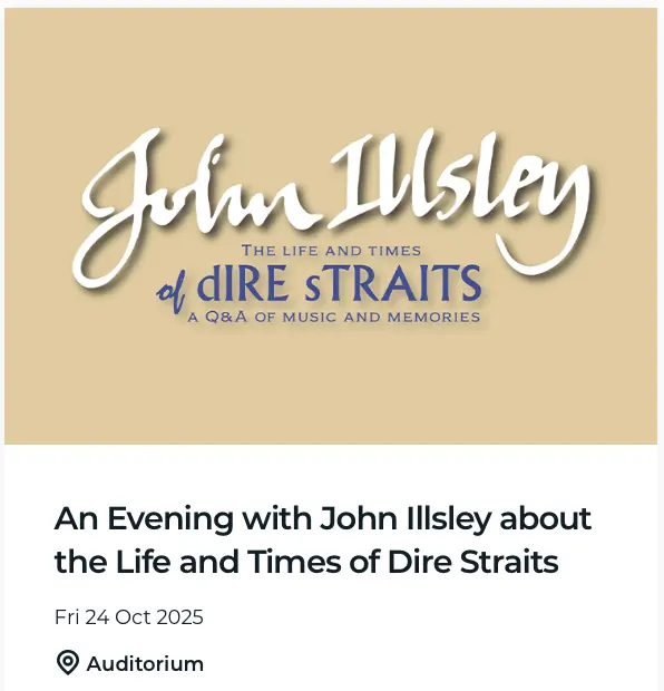 An Evening with John Illsley about the Life and Times of Dire Straits