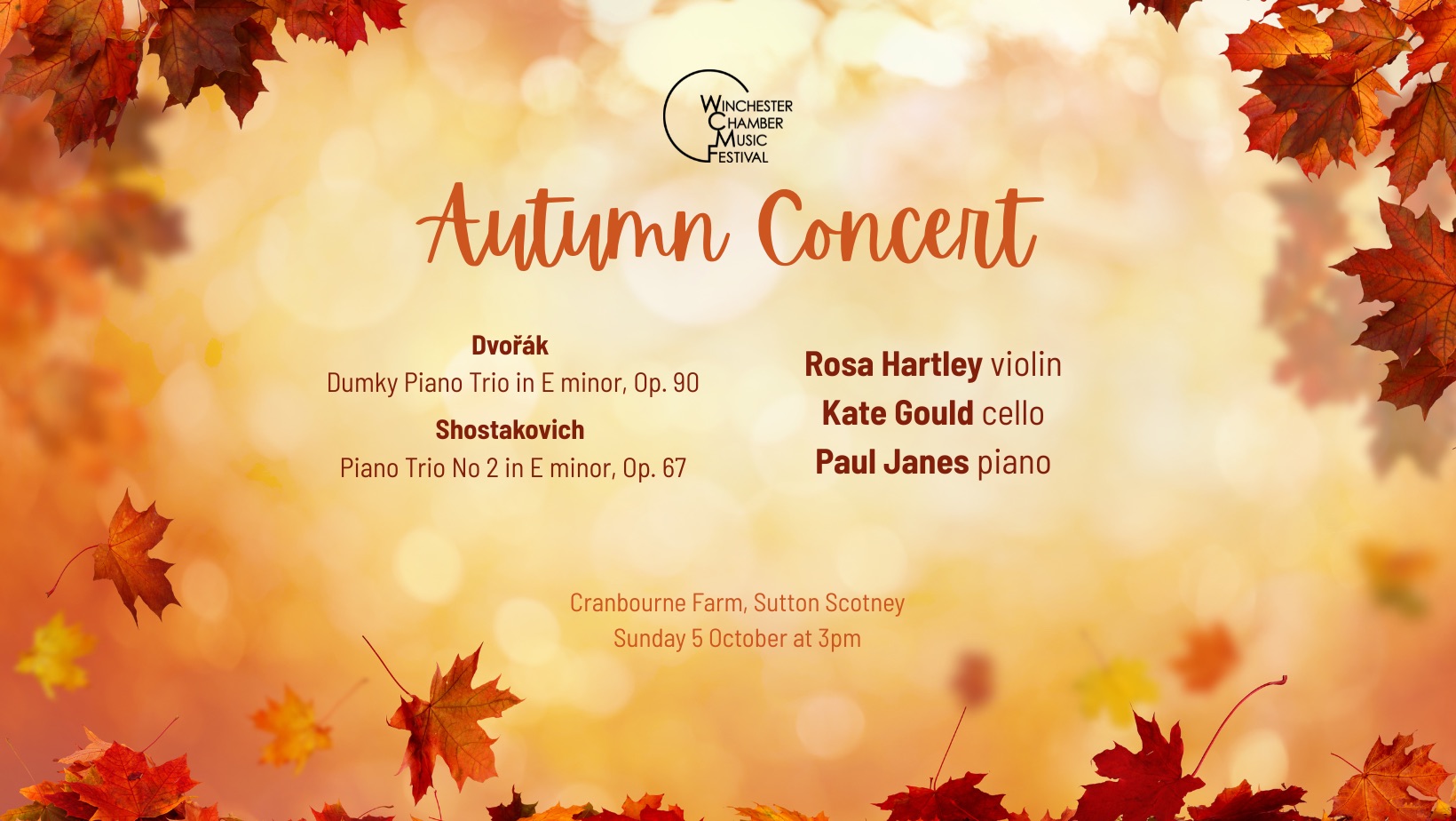 Autumn Concert - Winchester Chamber Music Festival