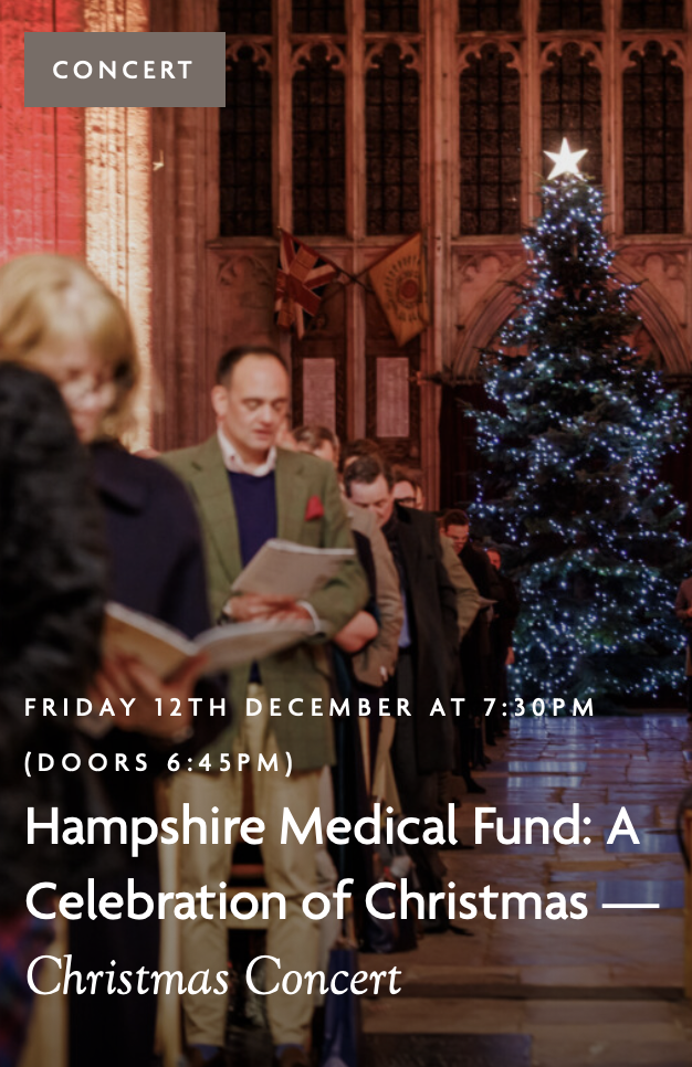 Hampshire Medical Fund: A Celebration of Christmas Hampshire Medical Fund: A Celebration of Christmas